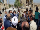 فرماندار پاکدشت از ساختمان آسیب دیده ناشی از انفجار گاز در شریف‌آباد بازدید کرد