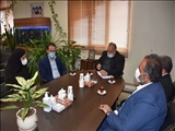 دیدار شهردار و اعضای شورای اسلامی شهر فرون آباد با فرماندار پاکدشت 
