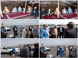 بازدید فرماندار از پایگاه‌ خدمات نوروزی شهر شریف آباد
