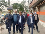 گفتگوی مسئولان با شهروندان در ساعات اولیه صبح 
