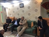 دیدار فرماندار با خانواده شهید چراغی