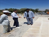 بازدید بخشدار مرکزی از پل تاریخی بازسازی شده روستای جیتو