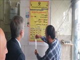 برنامه بازدید اعضای کارگروه آرد و نان از نانوایی های پاکدشت برگزار شد