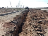 آغاز حفاری طرح اصلاح قسمتی از شبکه فرسوده آبرسانی روستای قشلاق فرون آباد
