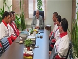 برنامه دیدار کارکنان جمعیت هلال احمر پاکدشت با فرماندار برگزار شد