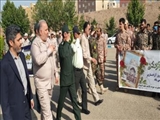مراسم صبحگاه مشترک نیروهای مسلح شهرستان پاکدشت برگزار شد