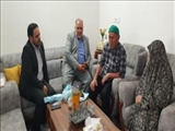 برنامه دیدار فرماندار پاکدشت با خانواده شهدای سادات به مناسبت عید غدیر برگزار شد