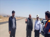 برنامه بازدید فرماندار از پروژه کمربندی جنوبی پاکدشت برگزار شد