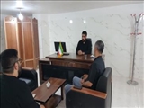 بازدید بخشدار مرکزی از دهیاری روستای قلعه نو املاک 