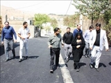 بازدید بخشدار مرکزی شهرستان پاکدشت از پروژه های عمرانی روستای حمامک و دیدار چهره به چهره با اهالی روستا