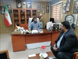 نشست صمیمی بخشدار مرکزی با رئیس انجمن های ورزشی شهرستان پاکدشت 