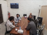 جلسه بررسی هدایت آبهای سطحی و مشکلات فاضلاب روستای قلعه نو املاک