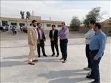 مشارکت خیرین در ساخت زمین چمن مصنوعی مدرسه شهیده جمشیدی