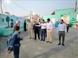 بازدید بخشدار مرکزی شهرستان پاکدشت از مدرسه مالک اشتر روستای چنگی 