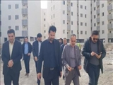 بازدید سرپرست فرمانداری از پروژه 630 واحدی اقدام ملی مسکن در پاکدشت