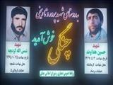 مزین شدن تابلوی ورودی روستای چنگی به تمثال مبارک شهدا