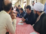 برنامه میز خدمت مسئولان شهرستان پاکدشت بمناسبت هفته نماز جمعه برگزار شد