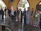 آغاز برنامه های هفته دولت با ادای احترام  به مقام شامخ شهیدان