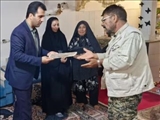دیدار فرماندار پاکدشت با دو خانواده شهید در بخش شریف آباد
