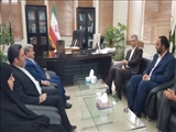 دیدار شهردار و اعضای شورای اسلامی شهر فرون‌آباد با سرپرست فرمانداری پاکدشت