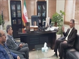 دیدار رییس بیمارستان زعیم با سرپرست فرمانداری پاکدشت