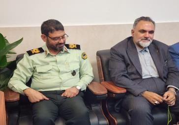 دیدار فرماندار و مسئولان پاکدشت با فرمانده انتظامی ویژه شرق استان تهران